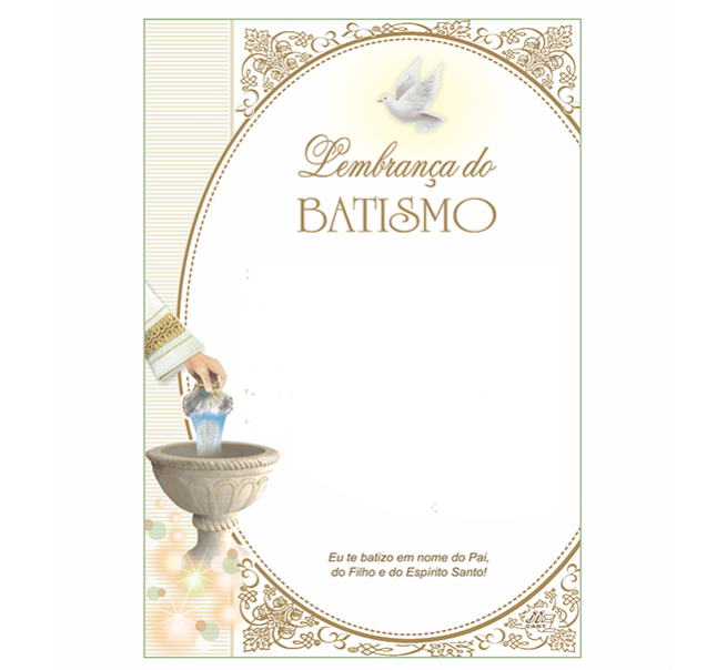 Lg 65 Lembranca Batismo Sem Texto Cruz Arte Sacra
