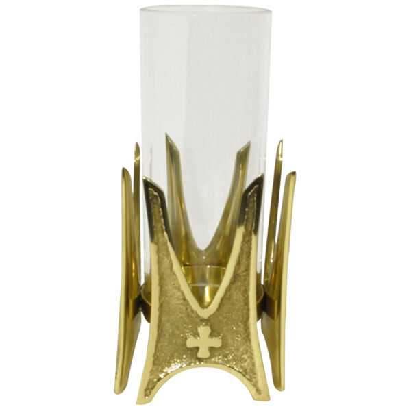 Castiçal de Mesa Ref. 137 VD Dourado – Cruz Arte Sacra